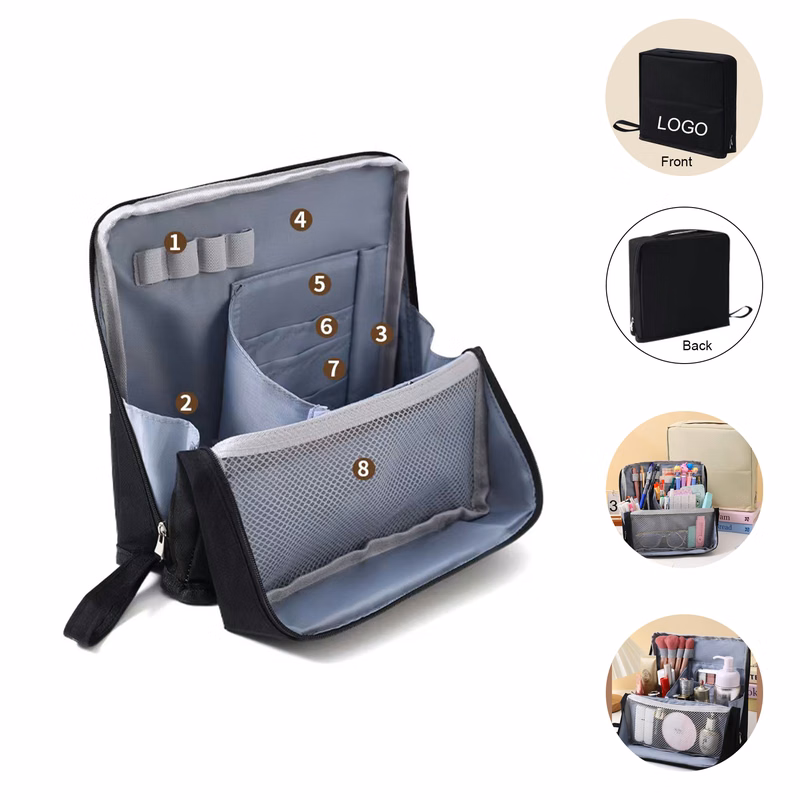 Stand Stationery Makeup Storage 
Bag