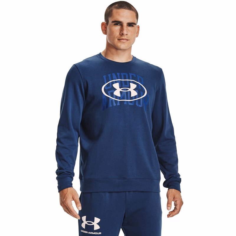 Men's UA Rival Terry Lockertag Overlap Crew