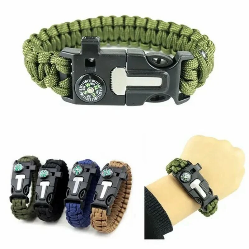 Hiking Climbing Paracord Bracelet
1