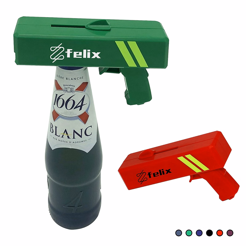 Beer Cap Bottle Opener Launcher Shooter Funny Shoots Gun