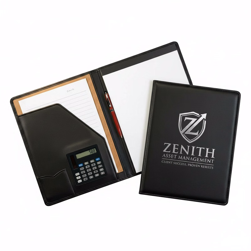 Newport Pad Folder with Calculator. (USA made)