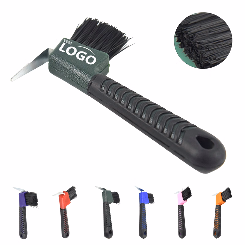 Horse Hoof Cleaning Brush with Hook
