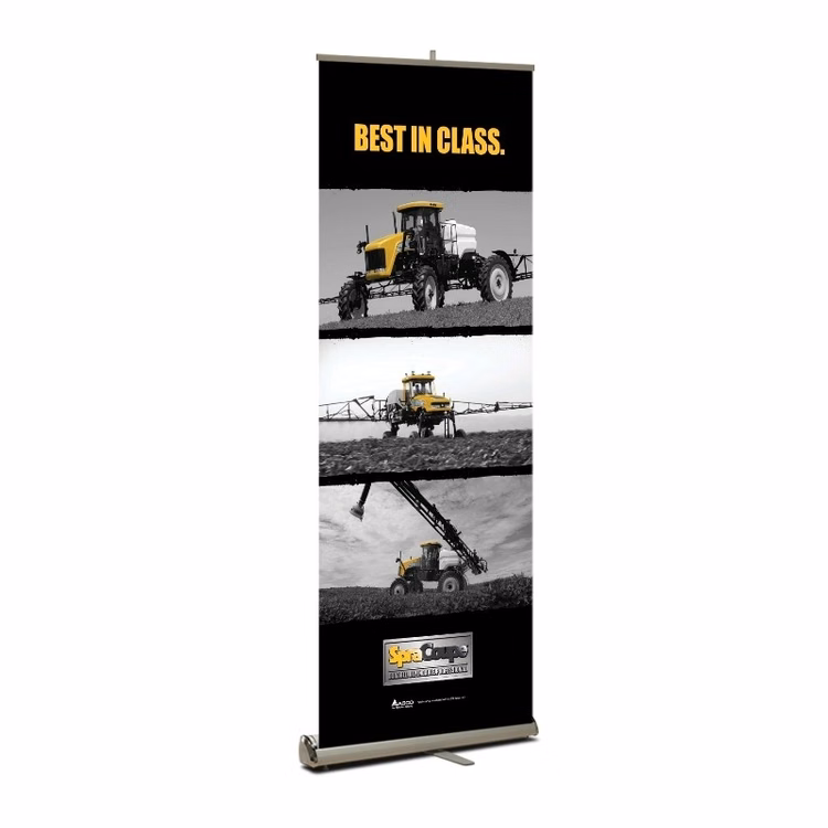 Roll-Star Retractable Banner Banner Stand Kit, Vinyl - 33" x 80"