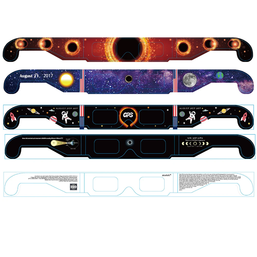 15 7/8 " Sun Viewing Solar Eclipse Glasses 1