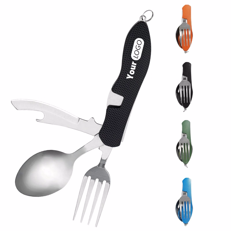 Stainless Steel Outdoor Portable Folding Tableware
