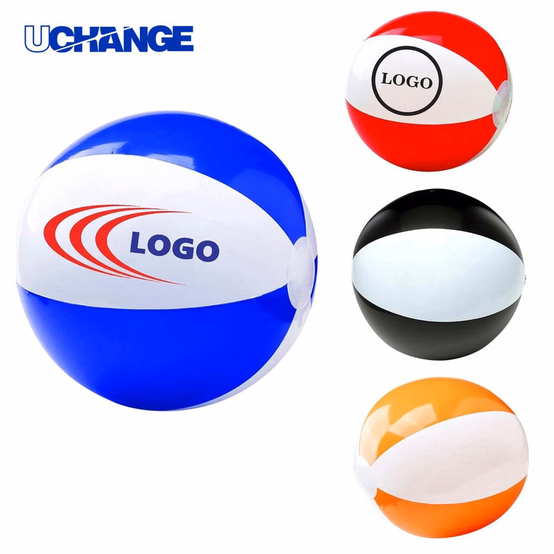 Colorful Summer Inflatable Two Tone Beach Ball