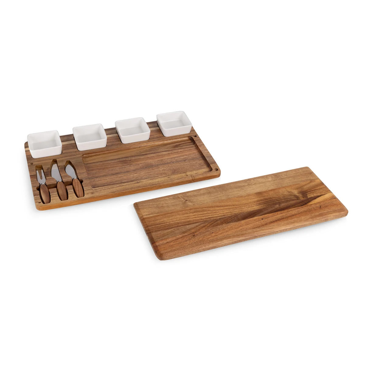 Picada Tapas & Cheese Board Set with Dip Bowls 1