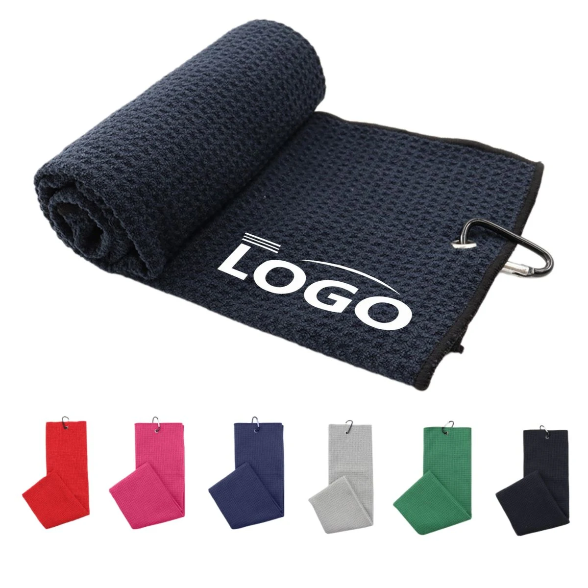 Waffle Microfiber Golf Towel 1