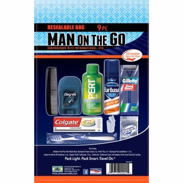 Men's Deluxe Hygiene Kit - 11 Pieces