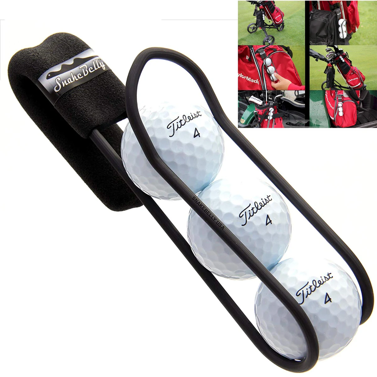 Golf Ball Holder Pro with Quick-Draw Release 1
