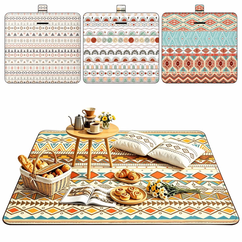 Foldable Waterproof Boho Style Picnic Mat