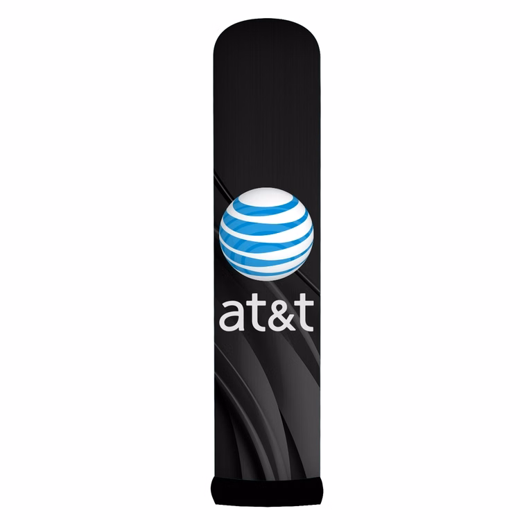 AirePin™ LED Inflatable Pillar, Totem_Black At_T - 10'H