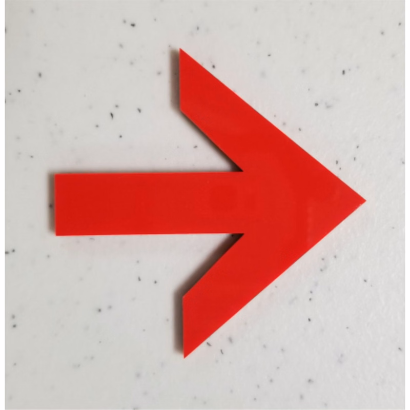 Up to 6 Sq In. Custom Cut Acrylic Shapes