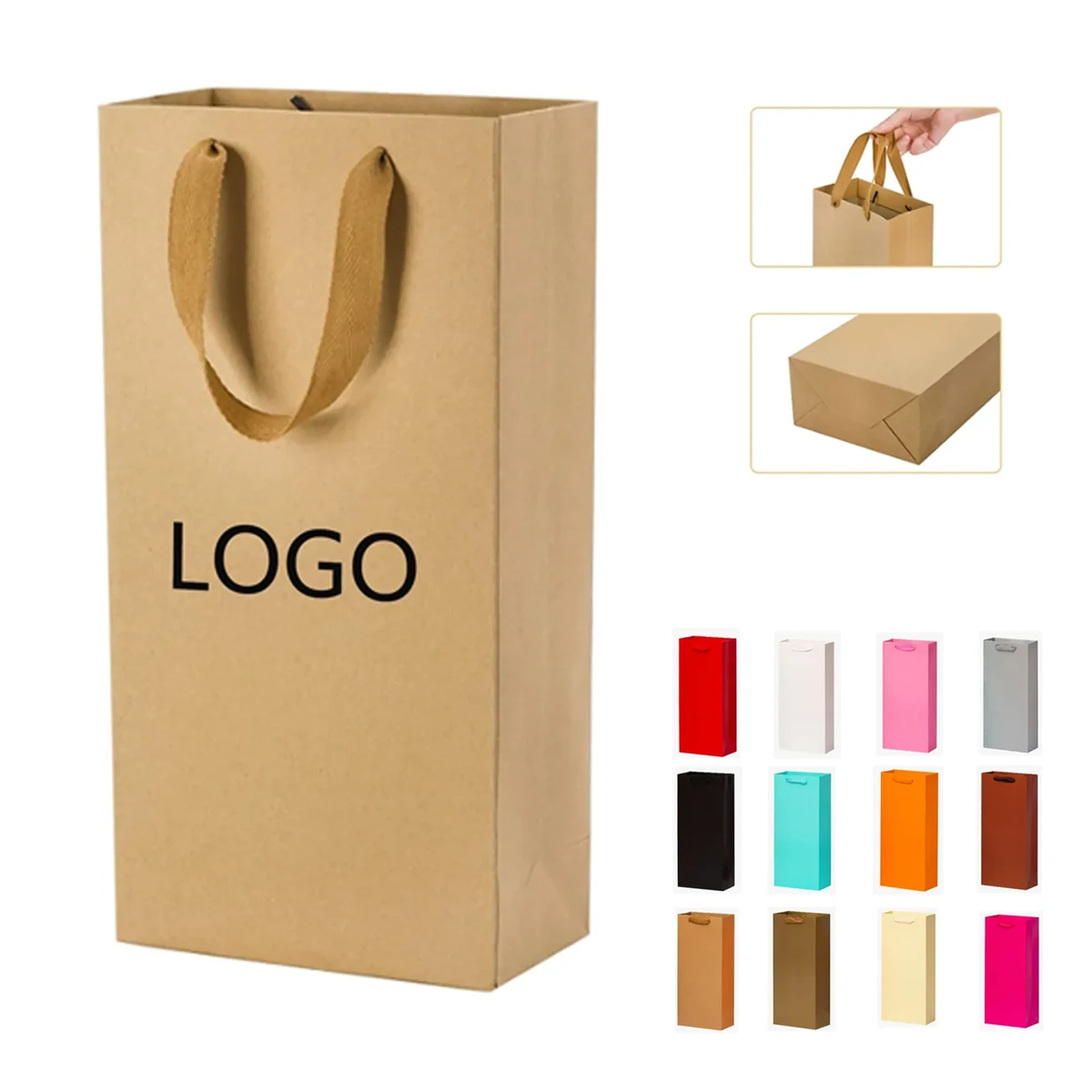 Wine Bottle Tote Bag 1