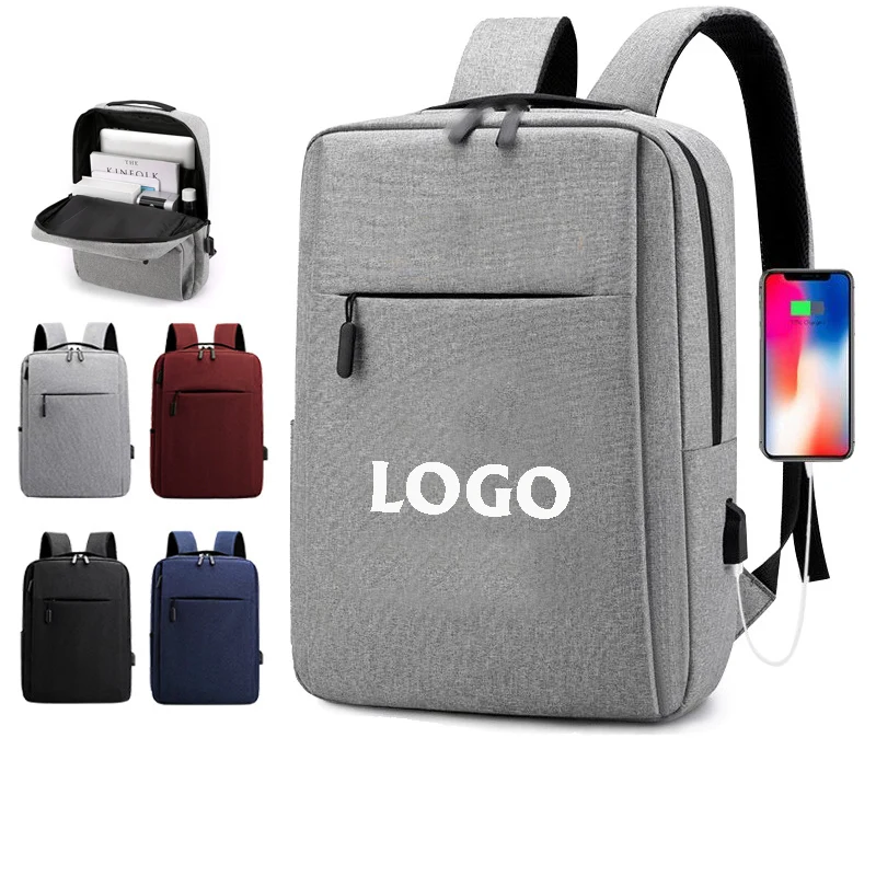 Travel Laptop Backpack With USB Charger 1