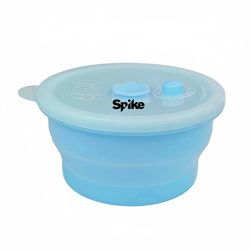 17oz Round Collapsible Silicone Food Container