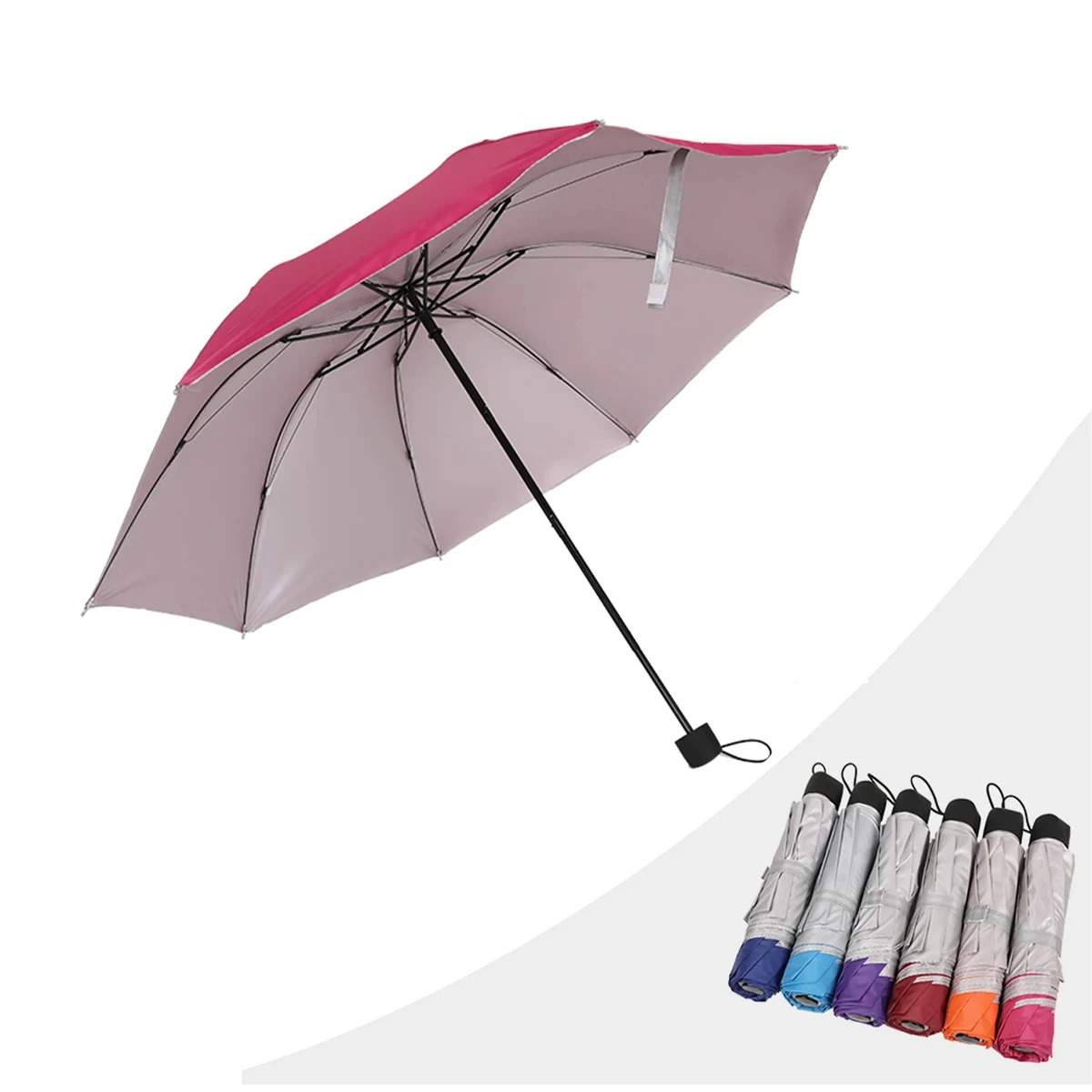 Arc Telescopic Folding Handle Umbrella 1