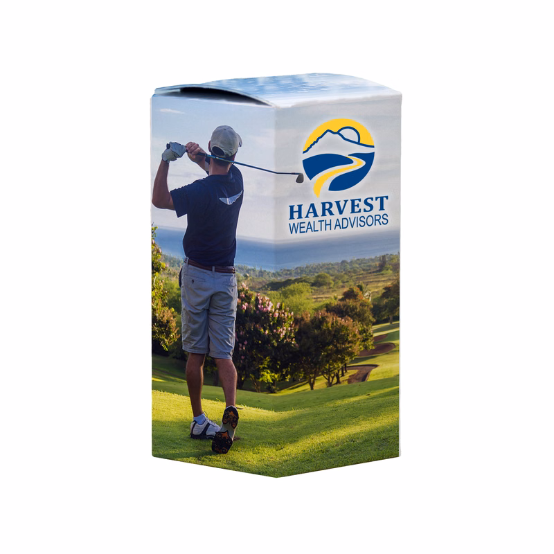 Golf Ball Custom Packaging Two Ball Sleeve
