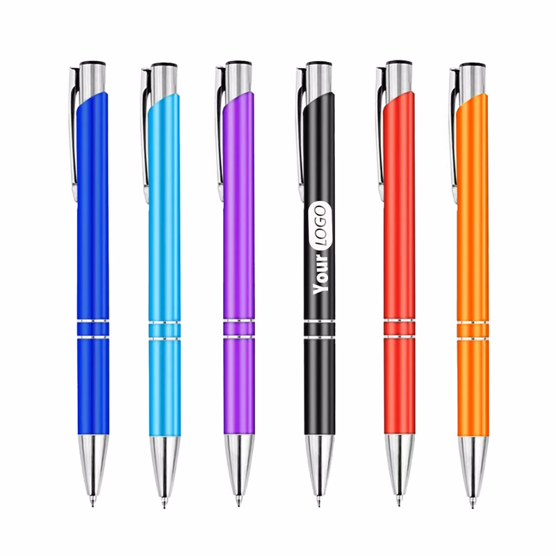 Retractable Aluminum Ballpoint Writing Pen