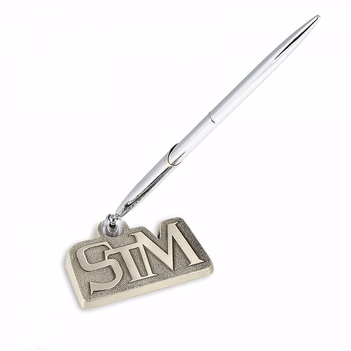 Metal Pen & Holder