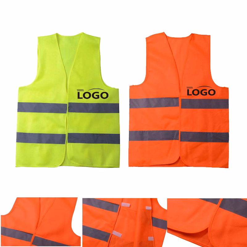Custom logo Reflective Safety Vest 10pcs