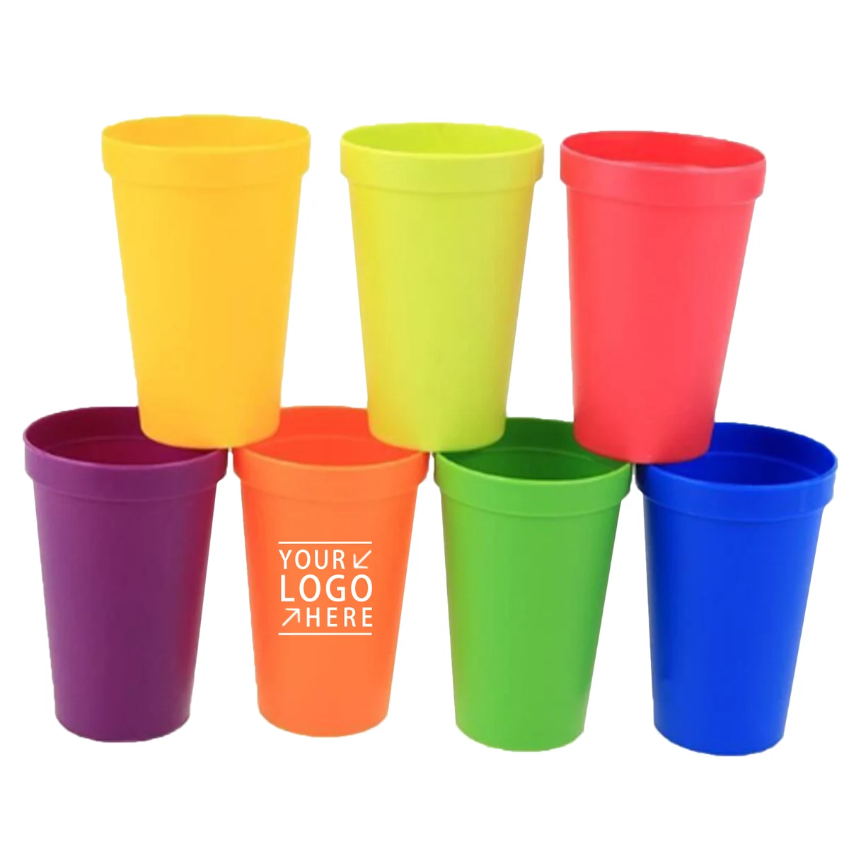 16 Oz. Disposable Plastic Stadium Cup 1