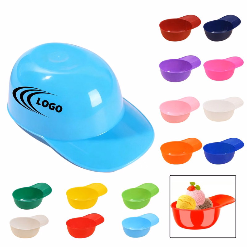 8oz Baseball Helmet Ice Cream Snack