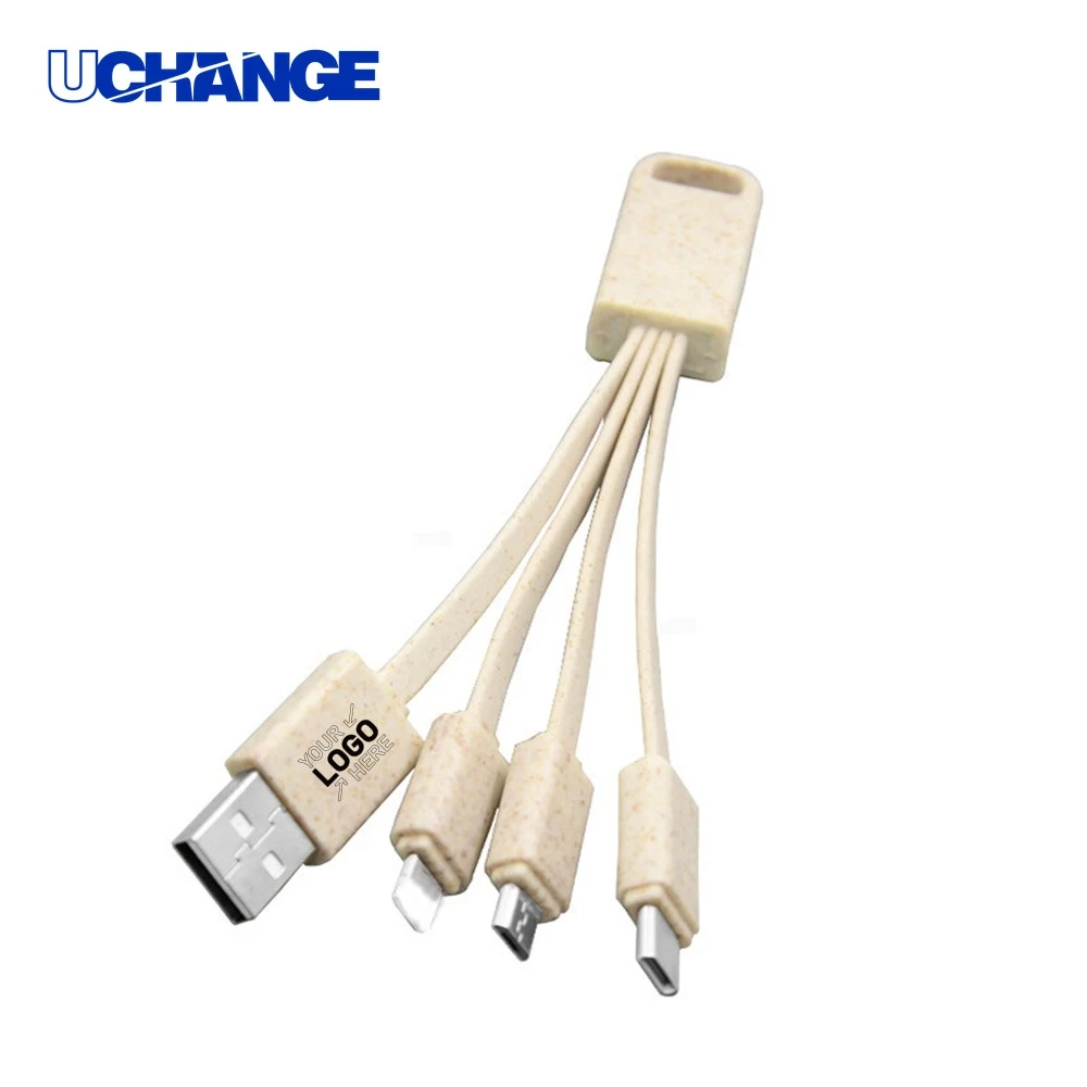 Wheat Straw 4-in-1 Charging Cable 1