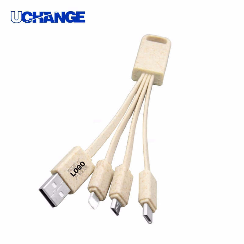 Wheat Straw 4-in-1 Charging Cable