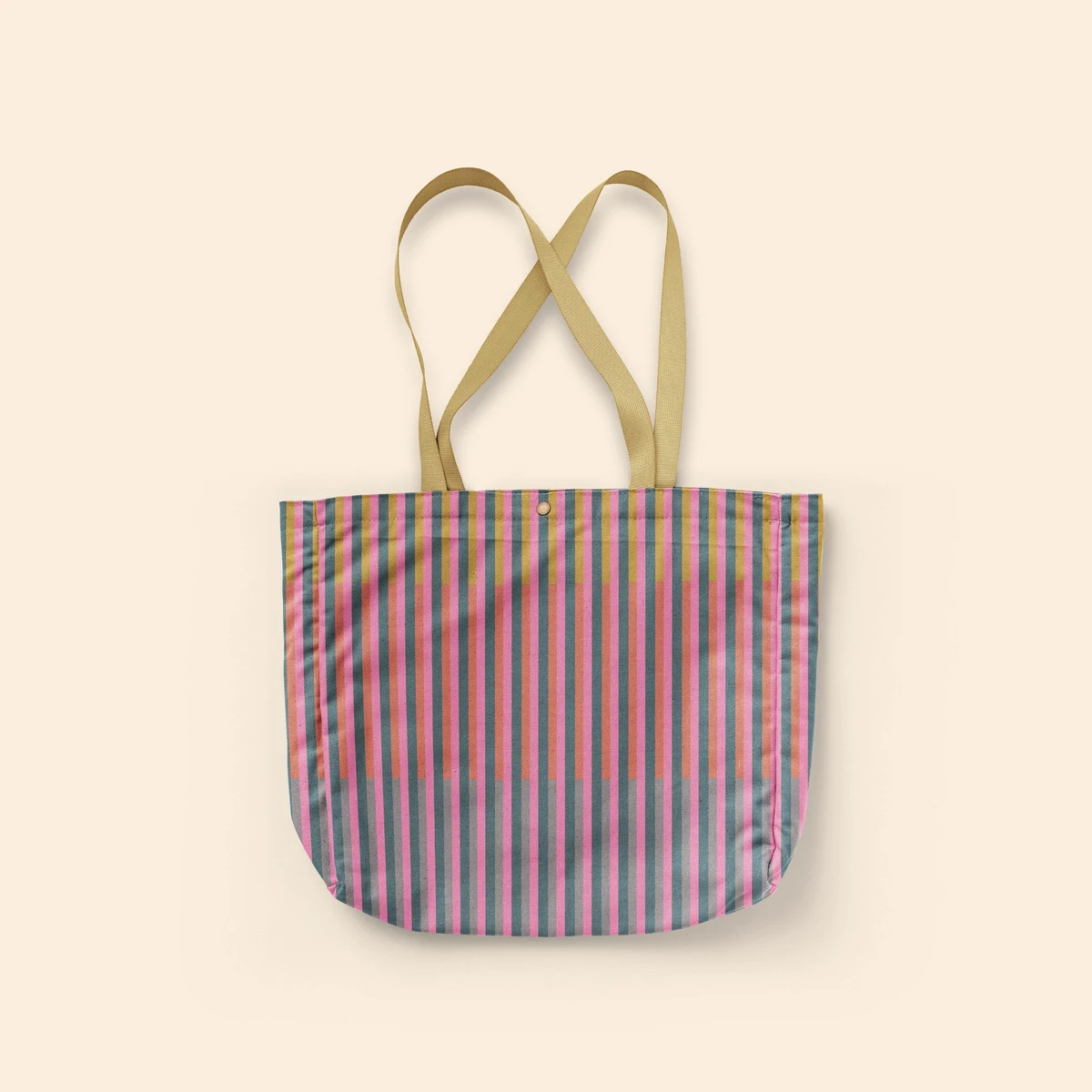 OPEN LAPTOP TOTE - 4CP PIGMENT DYED CANVAS 1