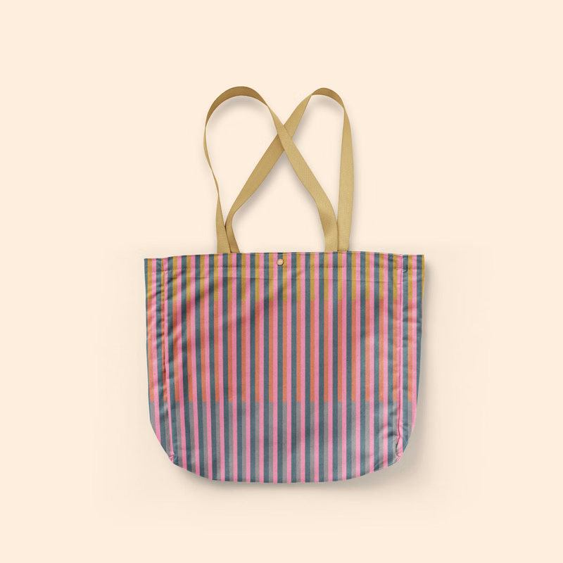 OPEN LAPTOP TOTE - 4CP PIGMENT DYED CANVAS