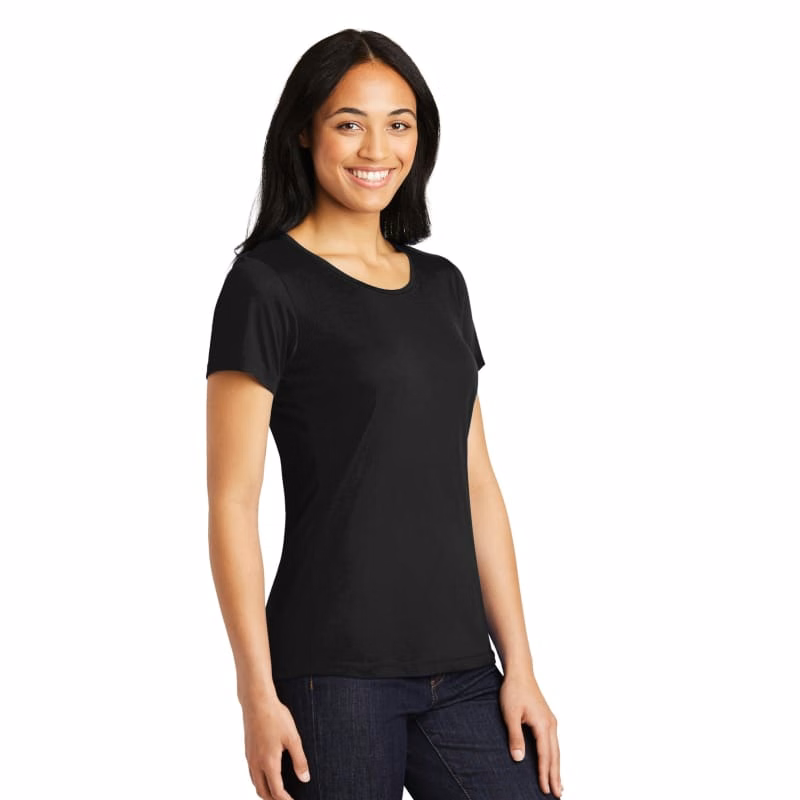 Sport-Tek Women's PosiCharge Competitor Cotton Touch Scoop Neck Tee.