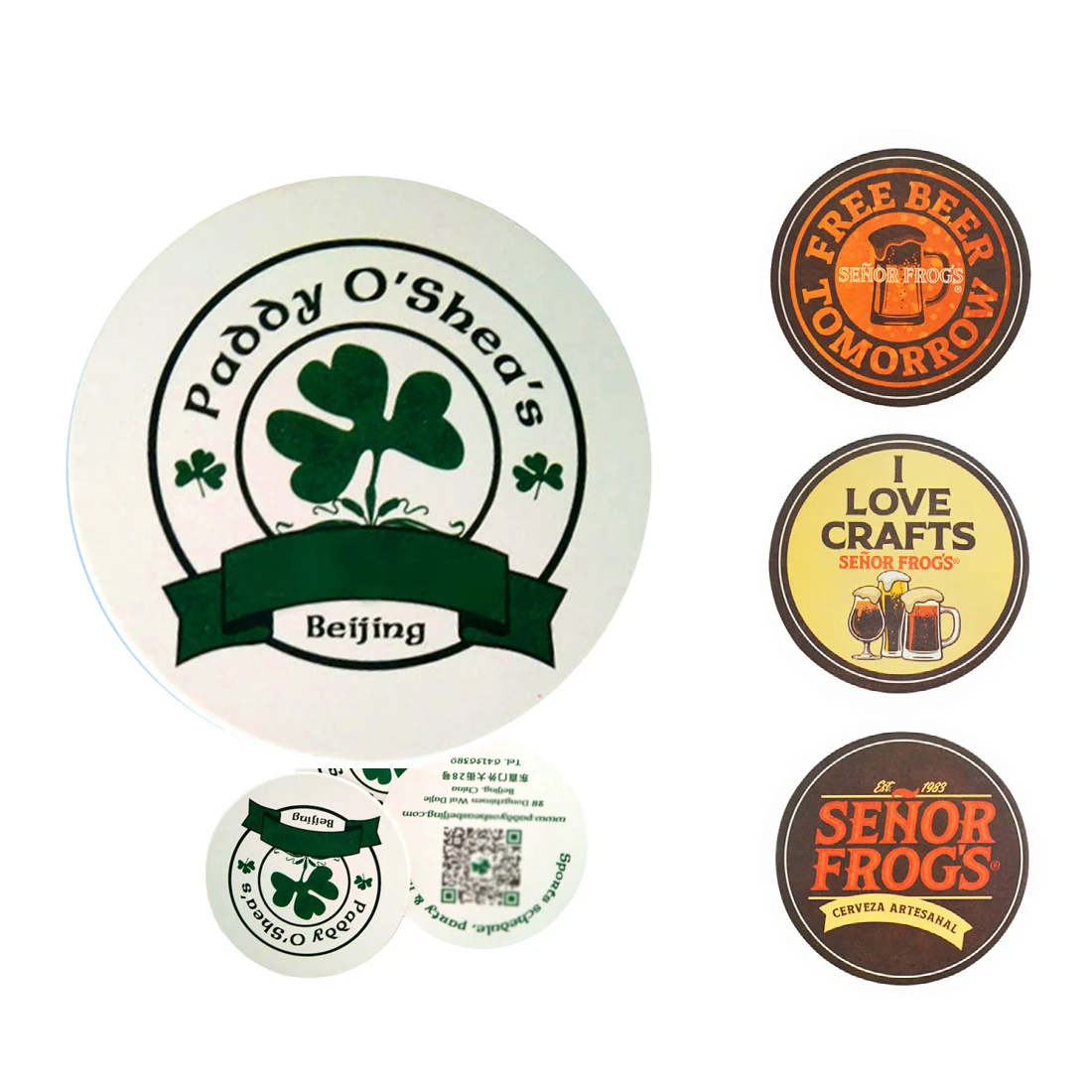 CardboardPaper Cup Coasters 1