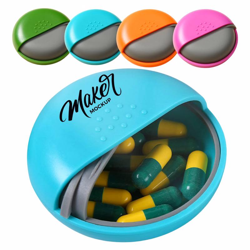 Portable Pill Case Container