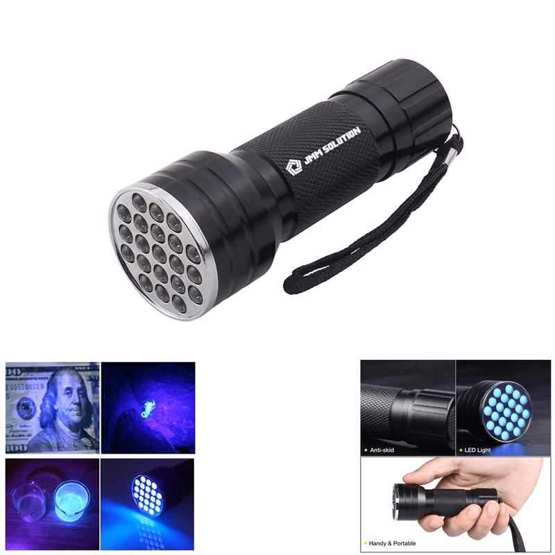 LED Mini UV Black Light Flashlight
