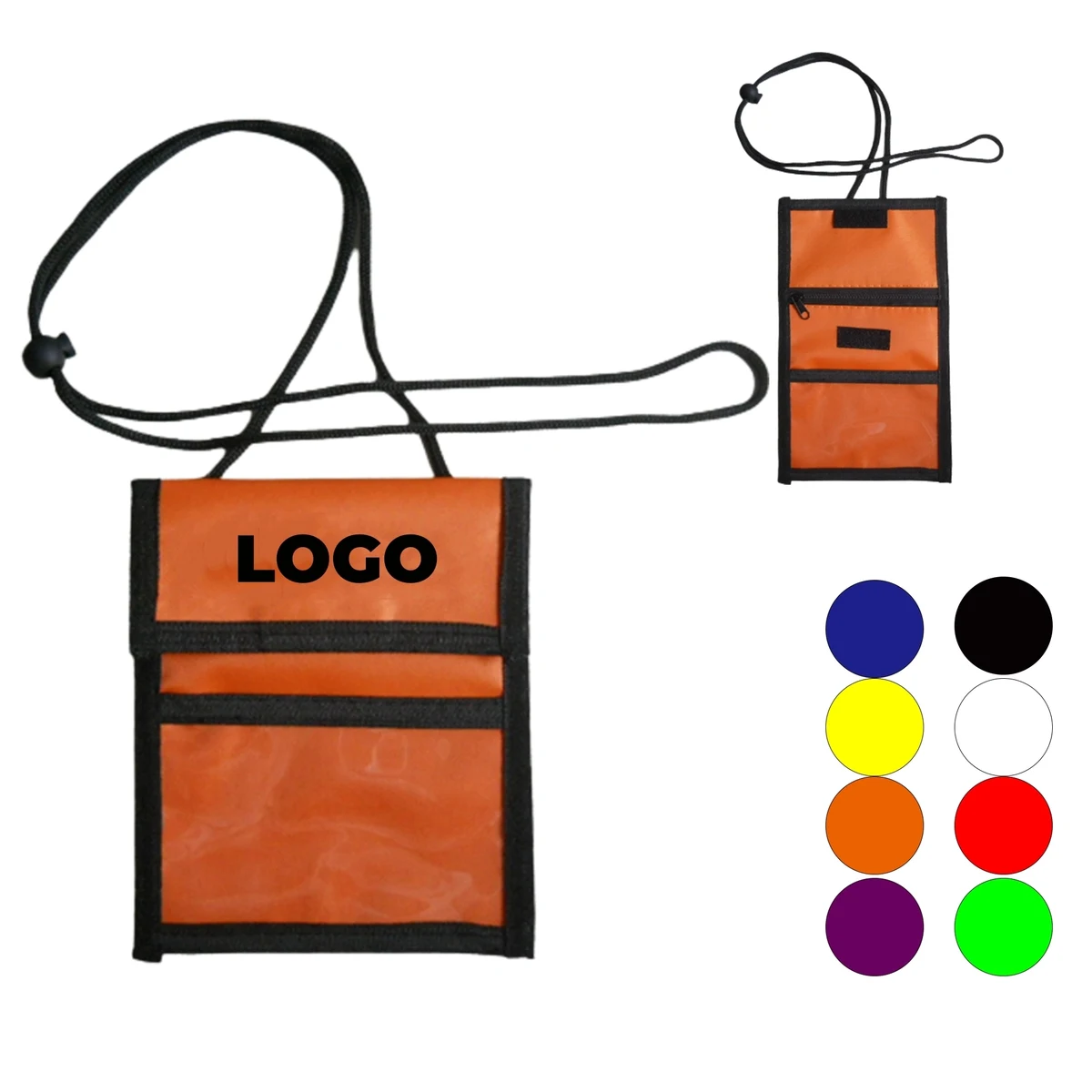 Nylon Neck Wallet Badge Holders MOQ 100PCS 1