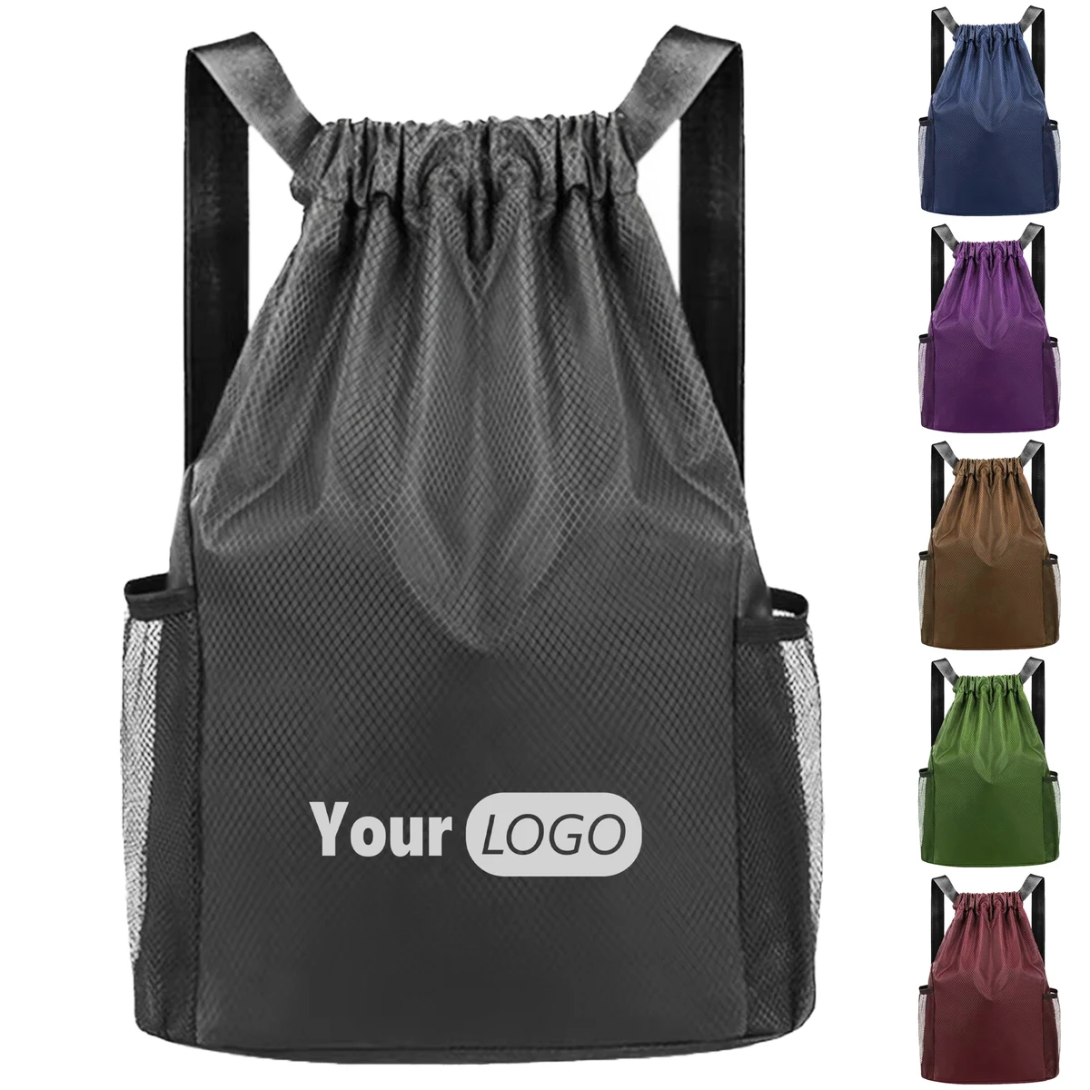 Oxford Customizable Sports Drawstring Backpack 1