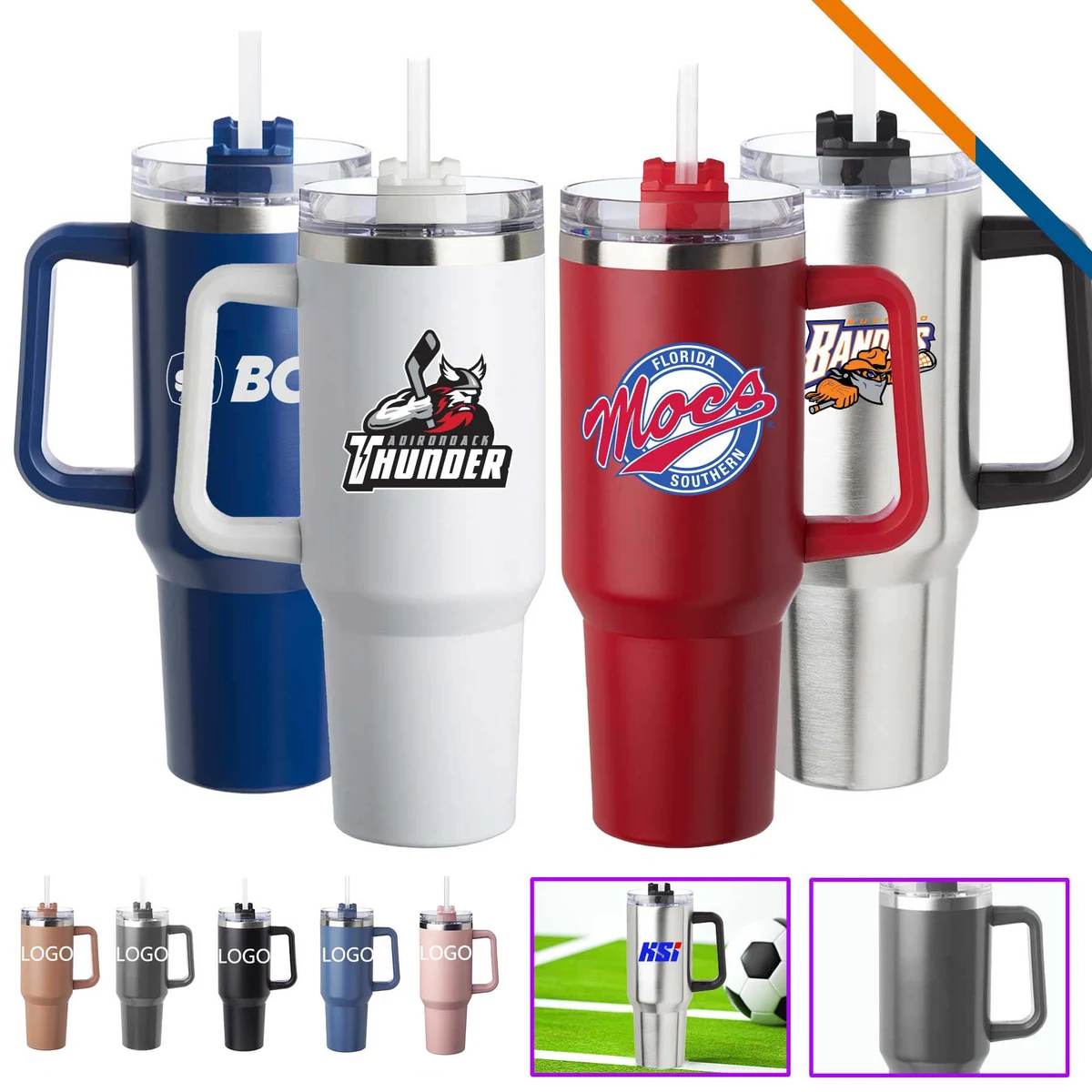 Heison Stainless Steel Travel Mug – 40 OZ. 1