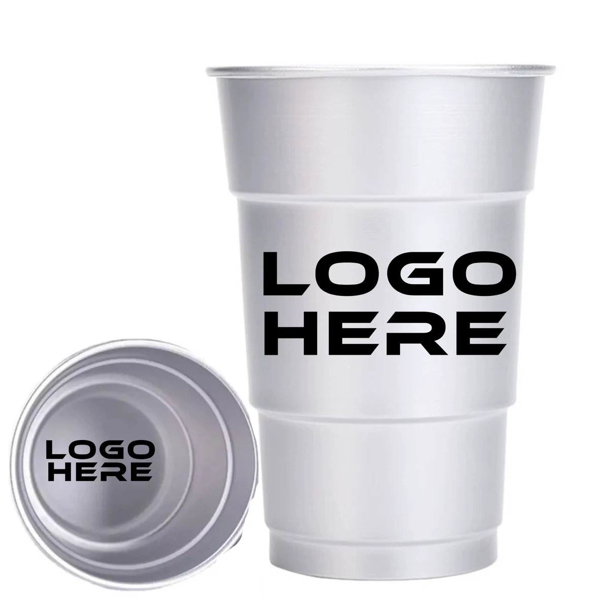 MOQ100 16oz Reusable Aluminum Cup 1