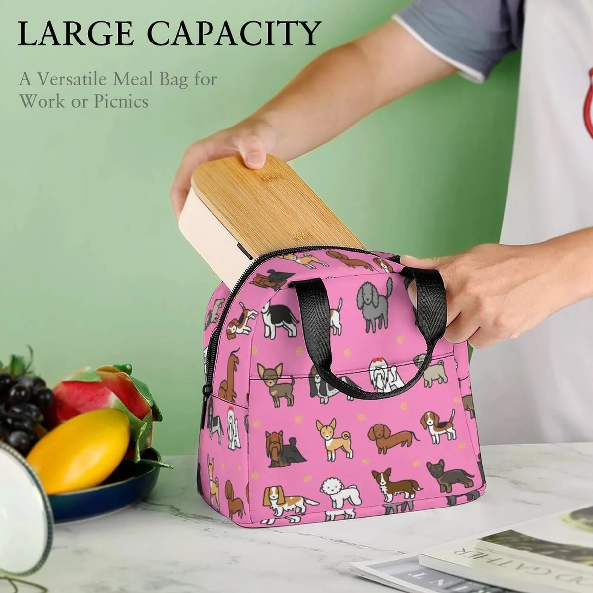 Insulated Lunch Bag with Aluminum Lining 1