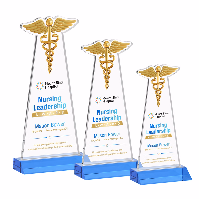 Caduceus VividPrint™ Award - Sky Blue
