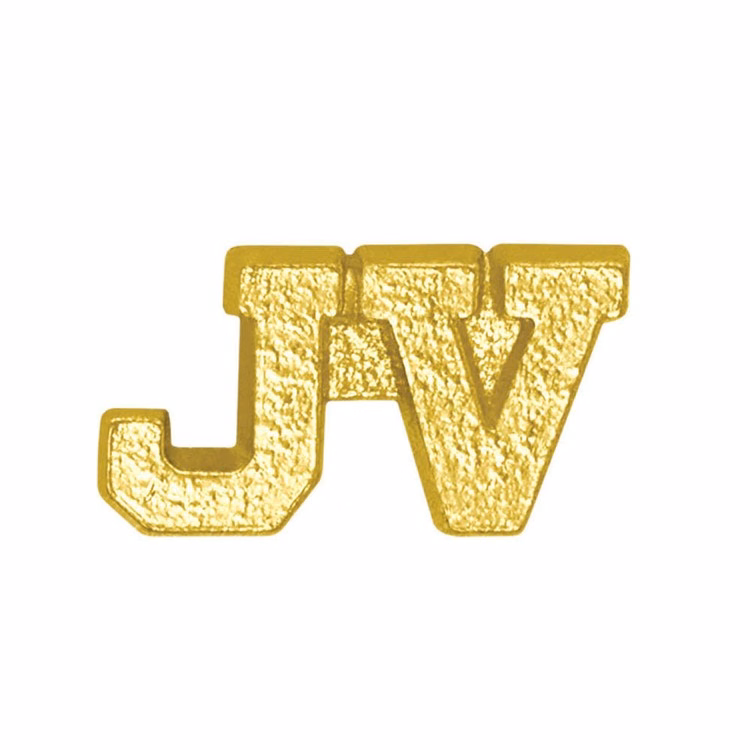 JV Bright Gold Chenille Lapel Pin