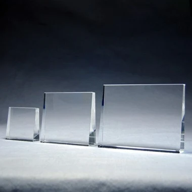 Upright Standing Crystal Trophy - Large Size 1