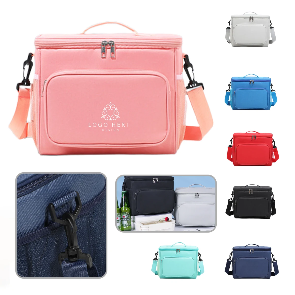 Insulated Lunch Bag Soft Cooler Cooling Tote 1