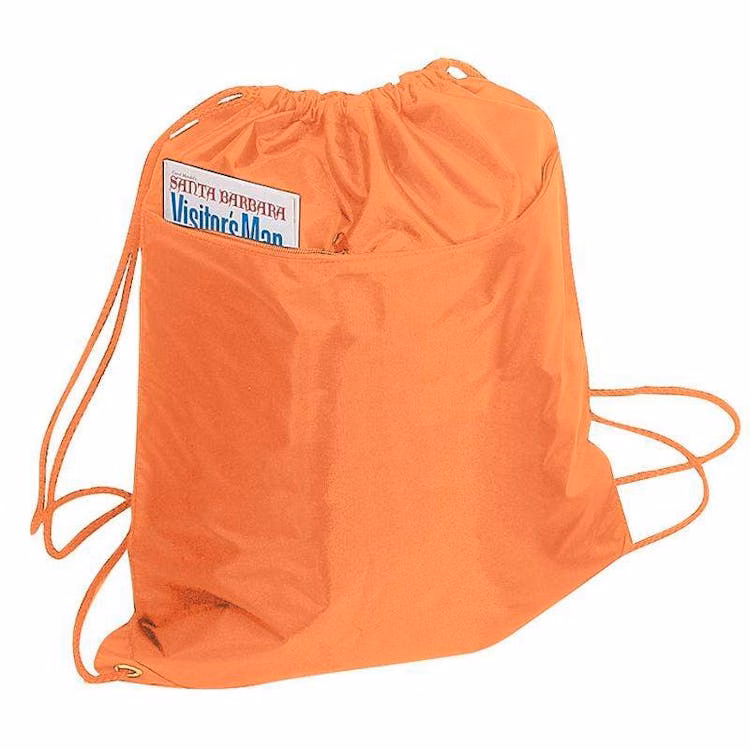 Drawstring Tote Bags - Orange