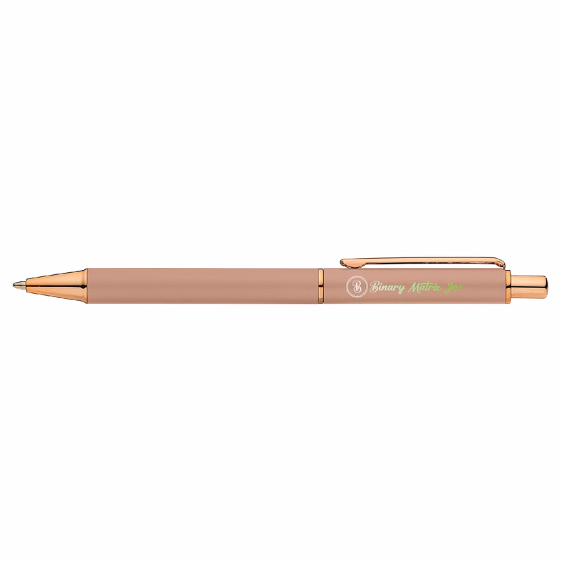 Harmony Softy Rose Gold Pen (Full Color Imprint)