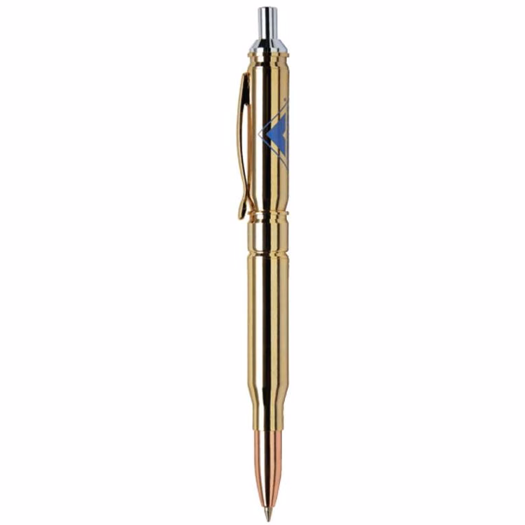 Strike Gold Click Ballpoint Brass Pen