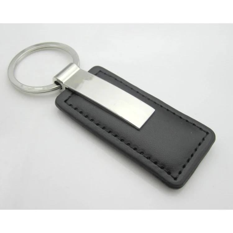 Zinc Alloy PU Leather Key Chains / Rings with Custom Logo 1