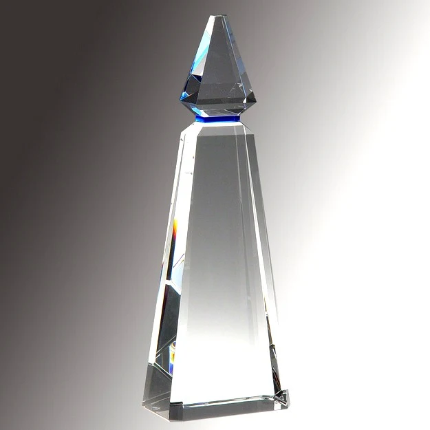 Unique Premium Blue Phineal Crystal Award 1