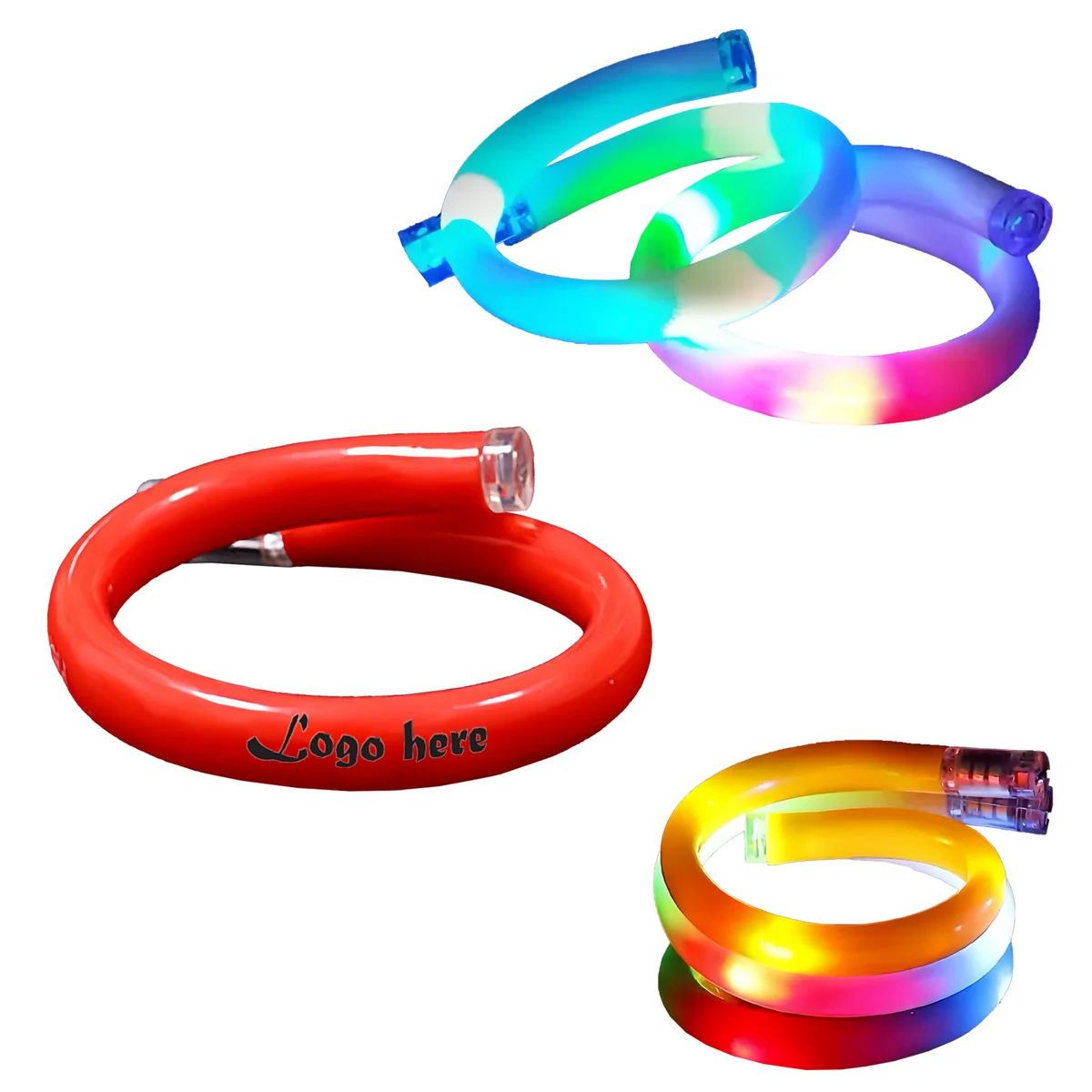 Custom LED Flashing Wristband 1